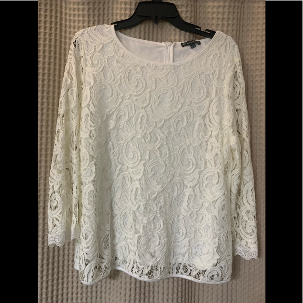 Beautiful cream lace top